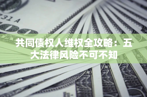 北京共同债权人维权全攻略：五大法律风险不可不知