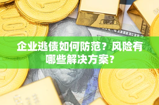 北京企业逃债如何防范？风险有哪些解决方案？