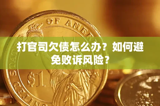 北京打官司欠债怎么办？如何避免败诉风险？
