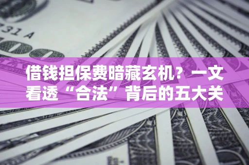 北京借钱担保费暗藏玄机？一文看透“合法”背后的五大关键陷阱